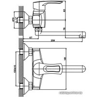 Смеситель Mixxus Hansberg 005 MX0031