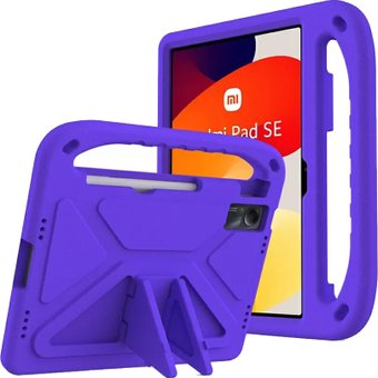 Чехол для планшета KST Детский для Xiaomi Redmi Pad 10.6 2022 (фиолетовый с ручкой и подставкой)