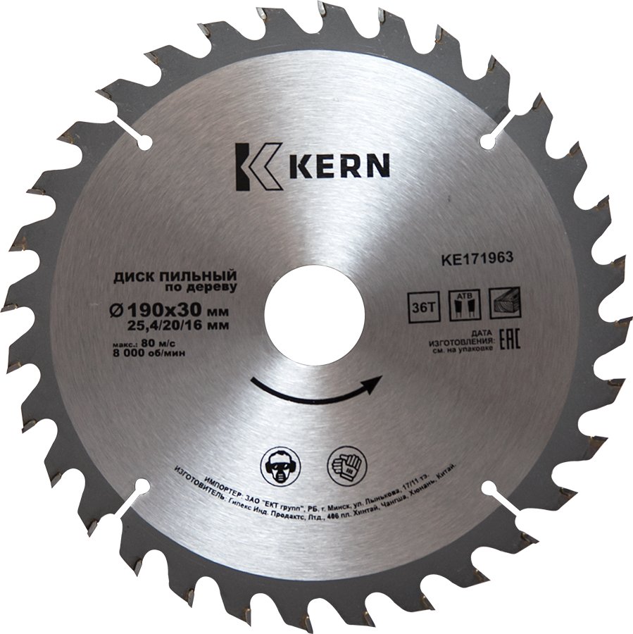 

Пильный диск Kern KE171703