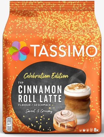 Кофе в капсулах Tassimo Cinnamon Roll Latte