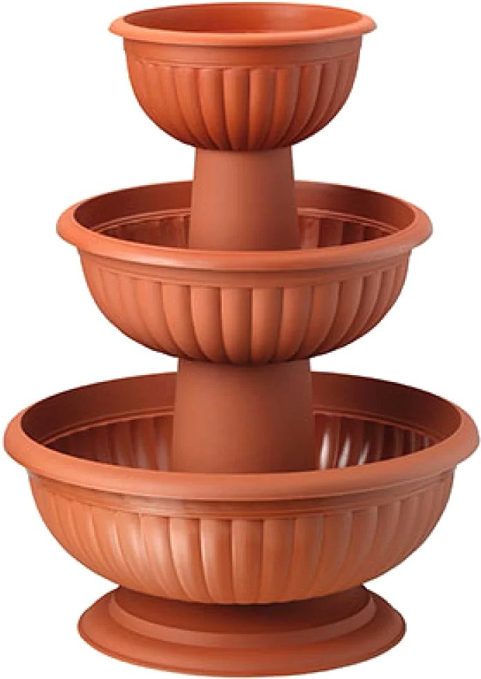 

Вазон Form-Plastic Каскад Грация I 1+3 (010 терракота)