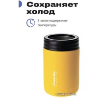 Термоконтейнер для бутылок RoadLike Cooler 350мл (желтый)