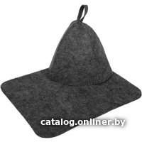 Набор для бани Hot Pot 41183 (серый/темно-серый)