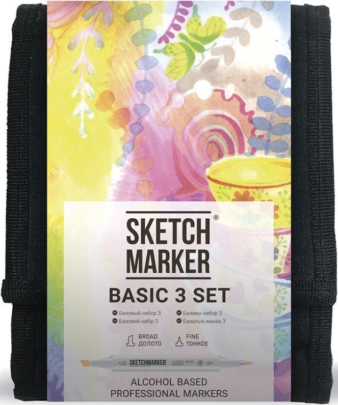 

Маркер художественный Sketchmarker Basic 3 12bas3 (12 шт)