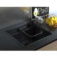 Кухонная мойка ARFEKA AF 520*490 + AF FSS304 + ZP DS BLACK PVD NANO