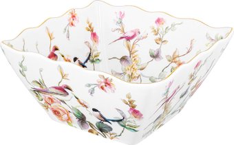 Салатник Elan Gallery Певчие птички New Bone China 730871