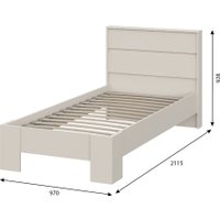 Кровать Тащи в дом Люмо КР 01 90x200 (кашемир)
