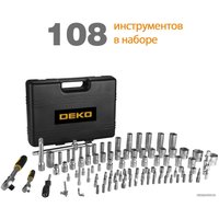 Универсальный набор инструментов Deko DKMT108 (108 предметов)