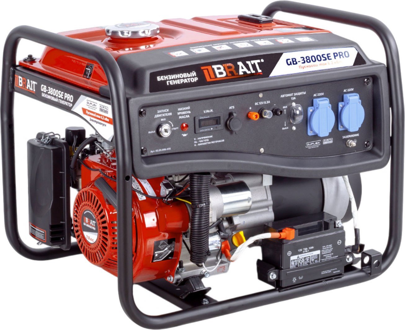 

Бензиновый генератор Brait GB-3800SE PRO