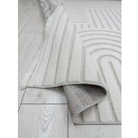 Ковер для жилой комнаты Radjab Carpet Поло Прямоугольник PL 255 12518RK (1.6x3, Cream)