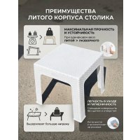 Садовый стол Mega-Plast Bistro (белый)