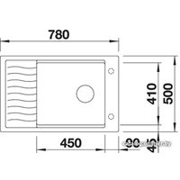 Кухонная мойка Blanco Elon XL 6 S 525882 (черный)