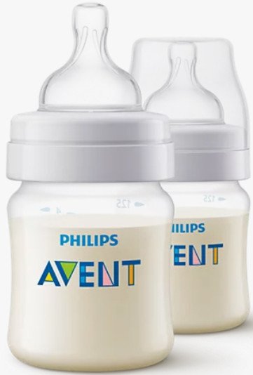 

Набор бутылочек для кормления Philips Avent Anti-colic SCY100/02 (125 мл, 2 шт)