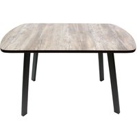 Кухонный стол ВВР Пластиковый (сосна пандероса/черный профиль 110/70)