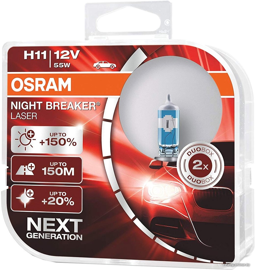 Галогенная лампа Osram H11 64211NL-HCB 2шт