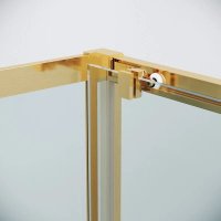 Душевой уголок Grossman Cosmo 100x90x195 120.K33.02.1090.32.00 (золото сатин/стекло прозрачное) в Борисове