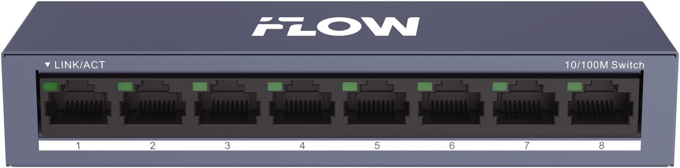 

Неуправляемый коммутатор iFlow F-SW-EU208-O
