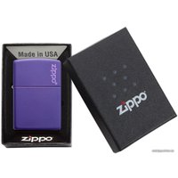 Зажигалка Zippo Classic Purple Matte Zippo Logo 237ZL