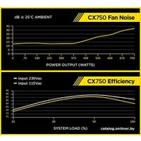 Блок питания Corsair CX750 [CP-9020123-EU]