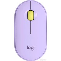 Мышь Logitech M350 Pebble (лавандовый)