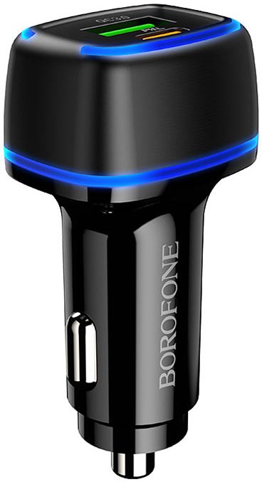 

Автомобильное зарядное Borofone BZ14A (черный)