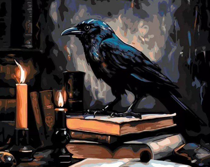 

Картина по номерам PaintLine Ворон PL-00272