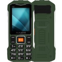 Кнопочный телефон Maxvi T20 (зеленый)