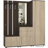 Стенка Интермебель Визит-1 (дуб венге/дуб сонома)