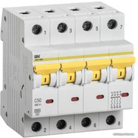 Выключатель автоматический IEK ВА47-60M 4Р 50А 6кА MVA31-4-050-C