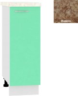 

Шкаф напольный Кортекс-мебель Корнелия Мара НШ30р (салатовый/мадрид)