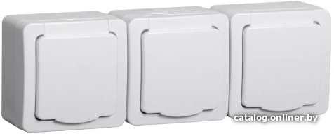 Розетка IEK РСб23-3-ГПБб