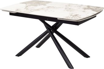 Кухонный стол M-City Rivoli 140 Gloss 614M04289 (Luxury Pandora Solid Ceramic/White)