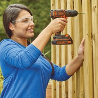 Дрель-шуруповерт Black & Decker BDCDC18BAFC (с 2-мя АКБ, кейс)
