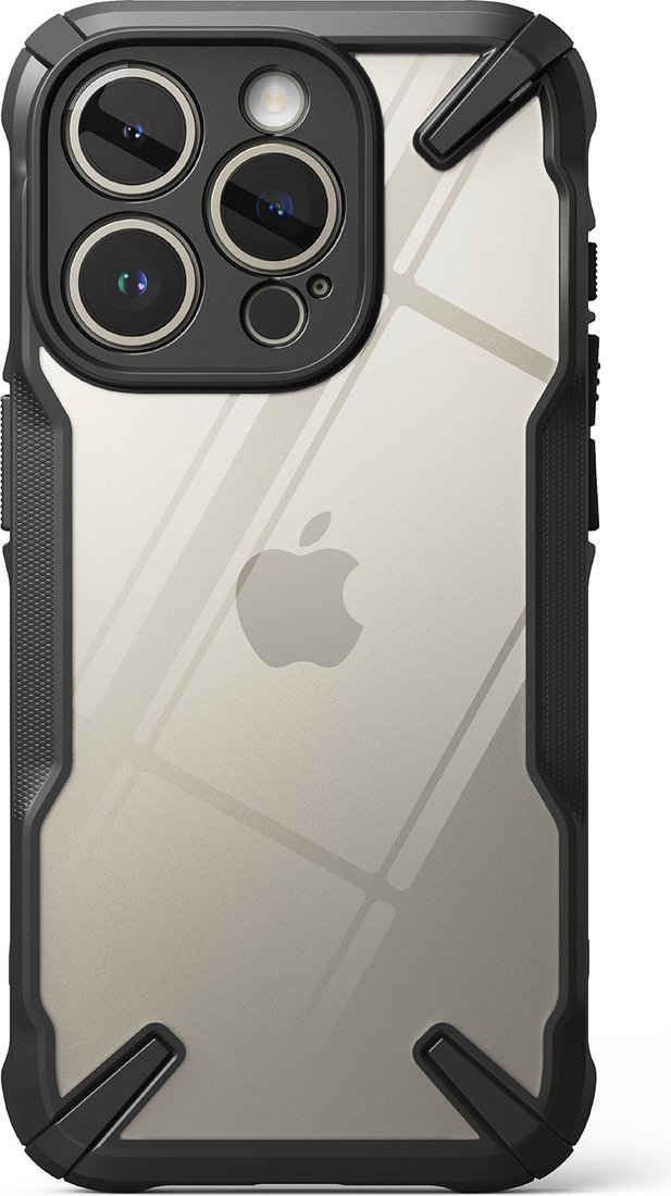 Чехол для телефона Ringke Fusion X для iPhone 15 Pro (Black)