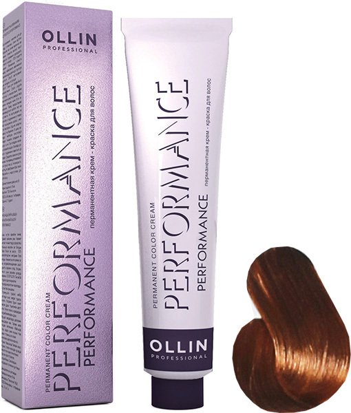 

Крем-краска для волос Ollin Professional Performance 8/34 светло-русый золотисто-медный