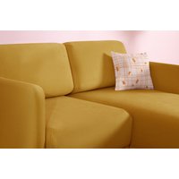 Угловой диван Divan Нордика мини Velvet Yellow 264430 (желтый)