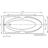 Ванна Aquatek Европа 180x80 L