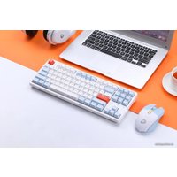 Клавиатура Dareu A87X (Dareu Blue Sky V3, белый/синий)