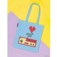 Сумка шоппер JoyArty Пиксельный джойстик bsh_57359