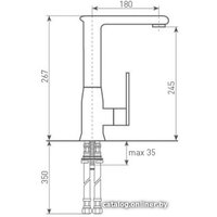 Смеситель Zigmund & Shtain ZS 0700 (белый жемчуг)