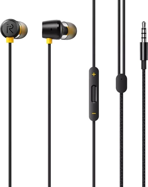 

Наушники Realme Buds 2 (черный/желтый)
