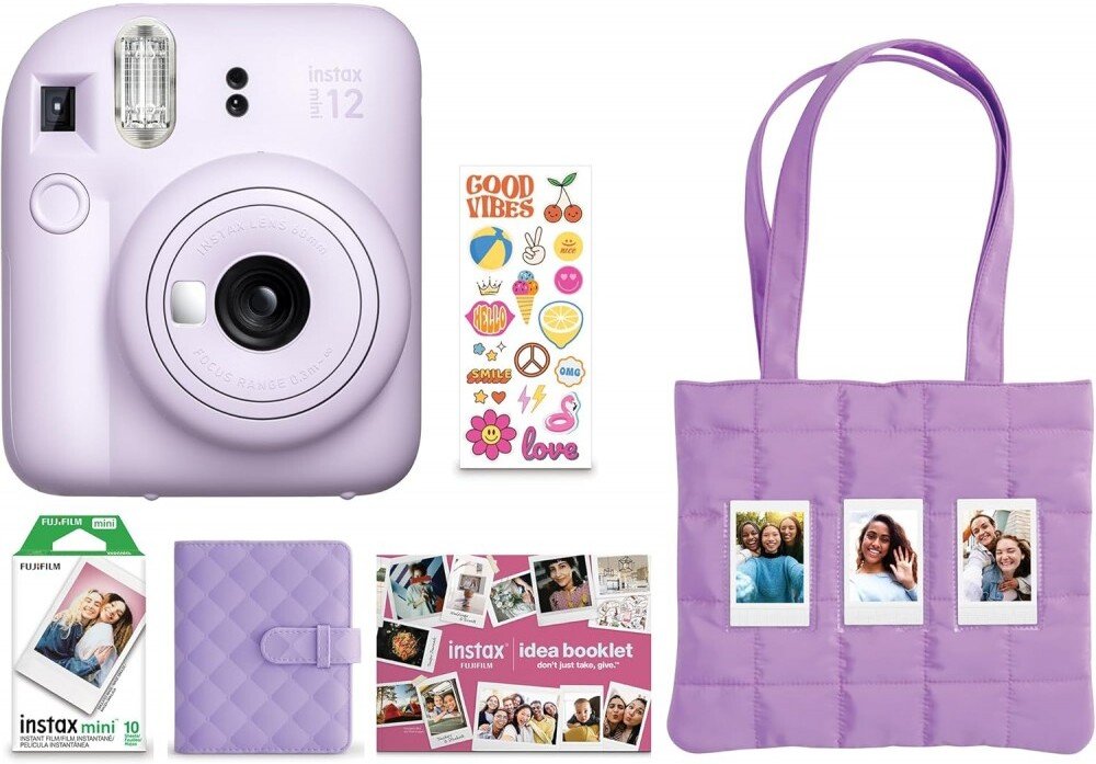 

Фотоаппарат Fujifilm Instax Mini 12 Holiday Bundle 2025 (фиолетовый)