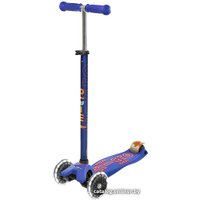 Трехколесный самокат Micro Maxi Deluxe LED (синий)