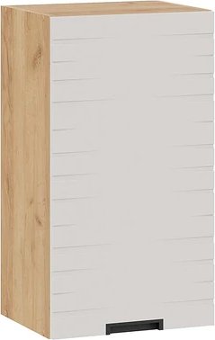 

Шкаф навесной Трия Гренада фреза 1В4 с одной дверью (дуб крафт золотой/холст мокко)