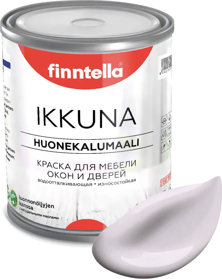 

Краска Finntella Ikkuna Helmi F-34-1-9-FL108 9 л (бледно-лиловый)