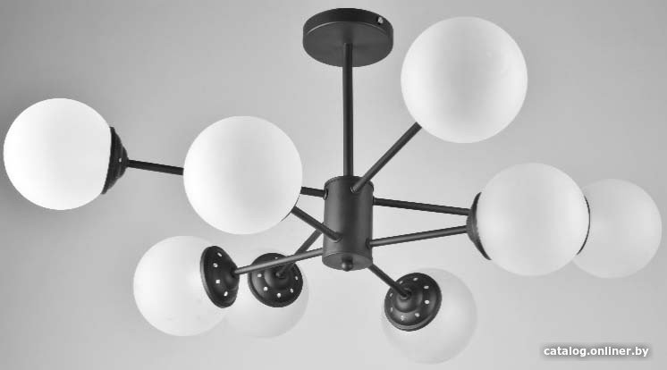 Люстра средней высоты Mirastyle BL-1396/8 BK