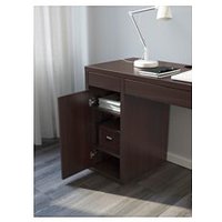 Стол Ikea Микке 102.447.43 (черный/коричневый)