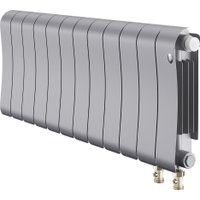 Биметаллический радиатор Royal Thermo Infinity 300 Silver Satin VR80 - 12 секций