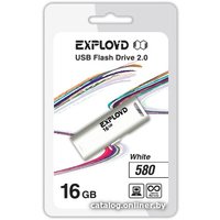 USB Flash Exployd 580 16GB (белый) [EX-16GB-580-White]