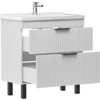  Volna Тумба с умывальником Lotty 80.2Y Миранда + Миранда 80 (напольная)